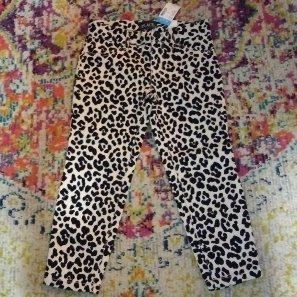 Children's Place Cheetah Print Pants Brand New